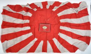 WWII INTERST - VINTAGE JAPANESE RISING SUN FLAG