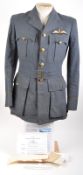 WWII RAF UNIFORM JACKET FROM ONE PILOT NORMAN SMITH 235 SQUADRON