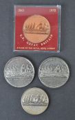 COLLECTION OF ANTIQUE MEDALLIONS - SS GREAT BRITAIN