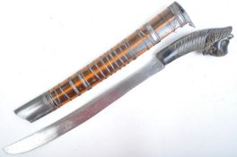 EARLY 20TH CENTURY MALAYAN JUNGLE MACHETE KNIFE