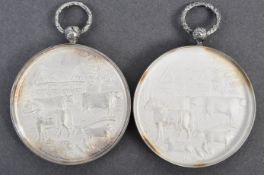 COLLECTION OF ANTIQUE MEDALLIONS - AGRICULTURAL SOCIETY