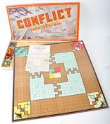 ORIGINAL 1940S PARKER BROTHERS WWII BOARD GAME ' CONFLICT '