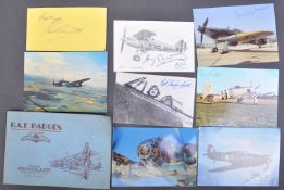 WWII SECOND WORLD WAR RAF ROYAL AIR FORCE RELATED AUTOGRAPHS