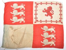 ORIGINAL VINTAGE ROYAL STANDARD OF THE UNITED KINGDOM FLAG