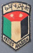 WWII SECOND WORLD WAR ' FREE ARABIAN LEGION ' UNIFORM PATCH