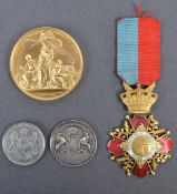 COLLECTION OF ANTIQUE MEDALLIONS - CRYSYAL PALACE INTEREST