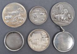 COLLECTION OF ANTIQUE MEDALLIONS - AGRICULTURAL SOCIETY