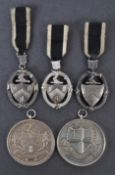 COLLECTION OF ANTIQUE MEDALLIONS - COMPANY OF TYLERS & BRICKLAYERS