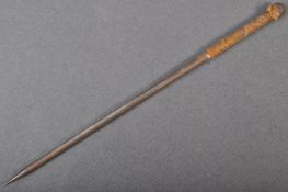 WWII SECOND WORLD WAR MI9 TYPE SPINE / PIN / SLEEVE DAGGER