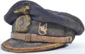 WWII SECOND WORLD WAR KRIEGSMARINE OFFICERS CAP