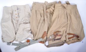 COLLECTION OF WWII SECOND WORLD WAR PATTERN TROUSERS