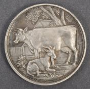 COLLECTION OF ANTIQUE MEDALLIONS - 1903 DAIRY FARMERS SHOW