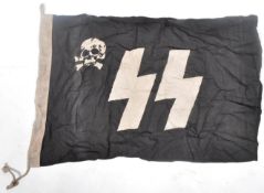 WWII SECOND WORLD WAR RELATED GERMAN SS RECOGNITION FLAG