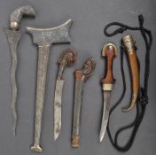 COLLECTION OF X3 19TH CENTURY ETHNIC DAGGER KNIVES