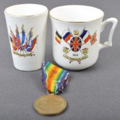 COLLECTION OF WWI FIRST WORLD WAR RELATED ITEMS AND WAR MEDAL