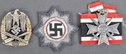WWII SECOND WORLD WAR RELATED THIRD REICH GERMAN MEDALS / BADGES