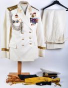 20TH CENTURY RUSSIAN NAVAL UNIFORM - COMPLETE