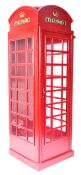 20TH CENTURY REPLICA ICONIC BRITISH RED TELEPHONE BOX