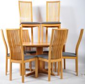 DANISH DINING SUITE BY RAMSUS IN LIGHT OAK