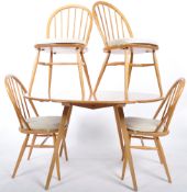 LUCIAN ERCOLANI - ERCOL - BEECH AND ELM DINING SUITE