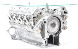 ROLLS ROYCE - BESPOKE CUSTOM MADE COFFEE TABLE FROM ROLLS ROYCE V8 ENGINE