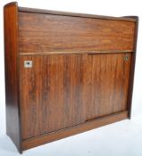 1960'S AFROMOSIA TEAK WOOD DANISH COCKTAIL CABINET BAR