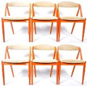 KAI KRISTIANSEN - SCHOU ANDERSEN - SET OF 6 MODEL 31 DINING CHAIRS