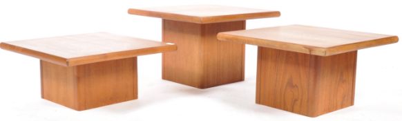 HORNBEAK FOR MOBELFABRIK GRADUATING SET OF THREE COFFEE TABLES