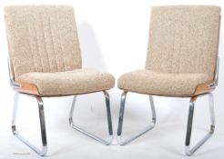 GORDON RUSSELL - GIROFLEX - PAIR OF CANTILEVER SID