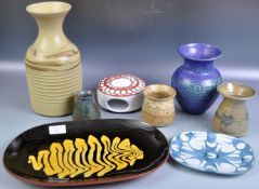 COLLECTION OF VINTAGE STUDIO ART POTTERY
