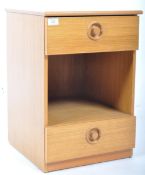 SCHREIBER RETRO VINTAGE 1970'S TEAK BEDSIDE TABLE