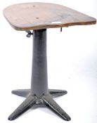CAST IRON SINGER MACHINIST ADJUSTABLE STOOL