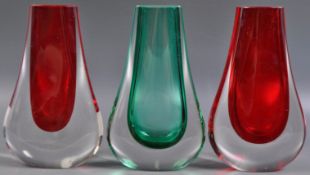 GEOFFREY BAXTER WHITEFRIARS 9572 TEARDROP VASES