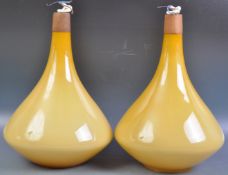HOLMEGAARD - BUTTERSCOTCH GLASS CEILING LIGHT SHAD
