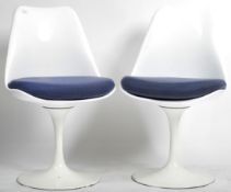 RUDI BONZANINI - PAIR OF RETRO TULIP STYPE DINING CHAIRS