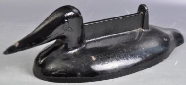 VINTAGE 20TH CENTURY BOOT SCRAPER IN THE FORM OF A