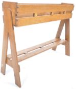 RETRO DANISH INFLUENCE 1960'S OAK PLANT STAND