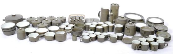 DENBY CHEVRON - LARGE MID CENTURY DINNER / BREAKFAST SERVICE