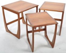 SUNELM RETRO SET OF THREE TEAK NESTING TABLES