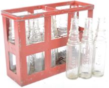 ESSO SET OF TWELVE OIL ADVERTISING / FORECOURT BOTTLE WITH CRATE