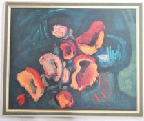 THEODORE MAJOR - ORIENTAL POPPIES - 1950S FRAMED PRINT