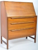 RETRO VINTAGE DANISH TEAK WOOD BUREAU DESK