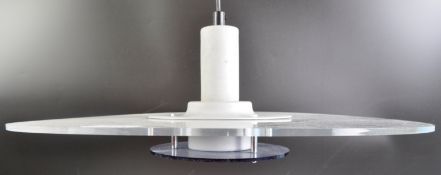 RETRO SPACE AGE HANGING PLEXIGLASS CEILING LIGHT