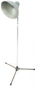 TWO MID CENTURY PHOTAX TRIPOD FLOOR STANDING LAMPS
