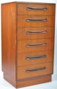 VICTOR B WILKINS - G PLAN - FRESCO - SIX DRAWER CHEST OF DRAWERS
