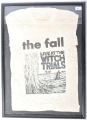 THE FALL - LIVE AT THE WITCH TRIALS - FRAMED PROMOTIONAL SHIRT