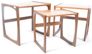 R BENNETT - G PLAN - QUADRILLE RANGE - NEST OF TEAK TABLES