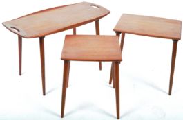 JENS HARALD QUISTGAARD FOR RICHARD NIESSEN TEAK NEST OF TABLES