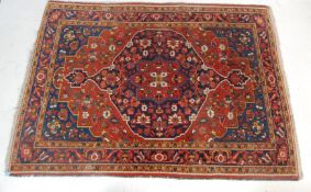 20TH CENTURY HAND WAVED PERSIAN BAKHTIARI RUG