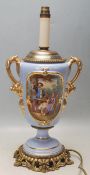 LARGE ANTIQUE HAND PAINTED FRENCH PARIS PORCELAIN